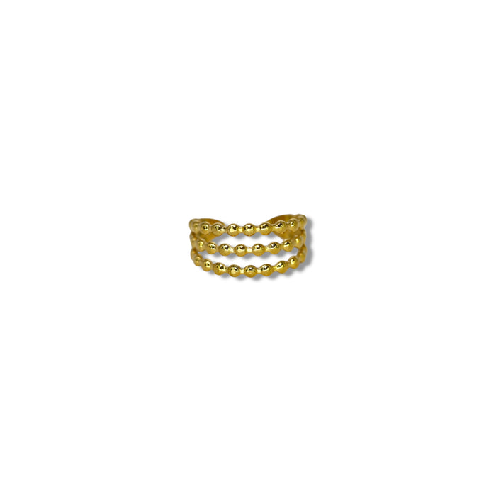 Bague ajustable en acier inoxydable ✨