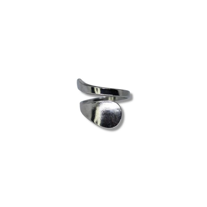 Bague ajustable en acier inoxydable ✨