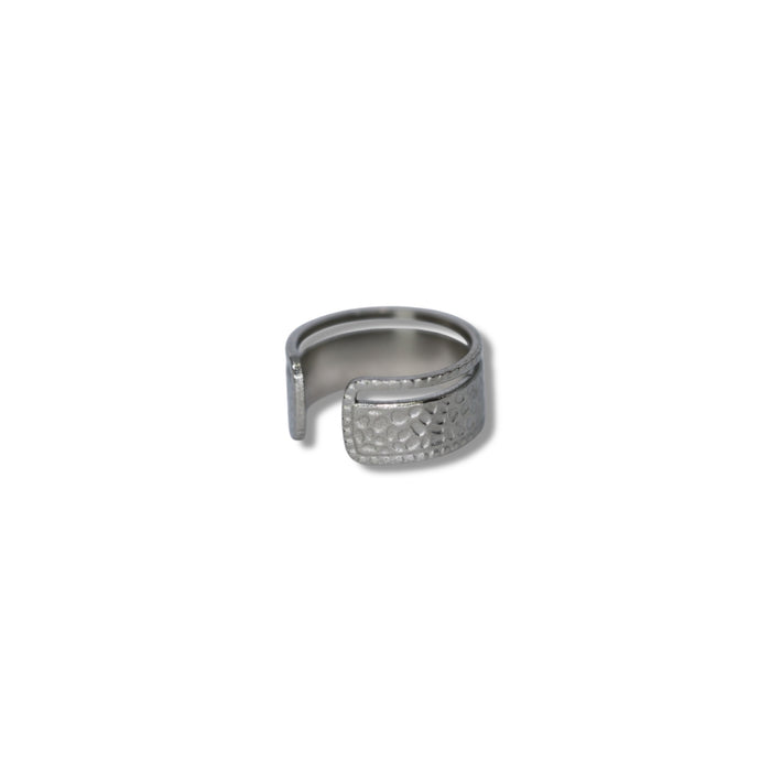 Bague ajustable en acier inoxydable ✨