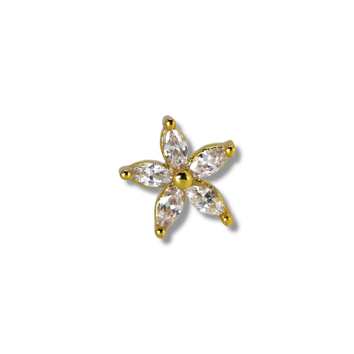 Piercing nez doré tige en L - Acier Inoxydable ✨