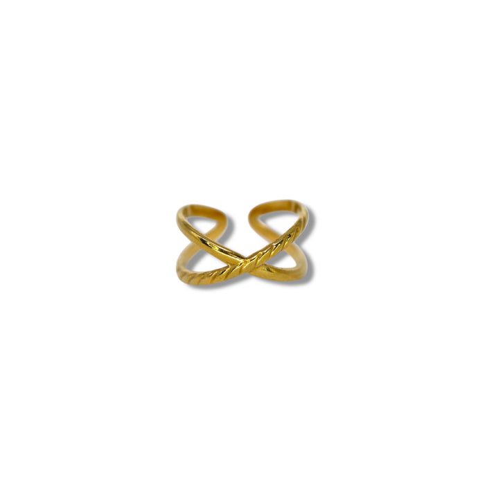 Bague ajustable en acier inoxydable ✨