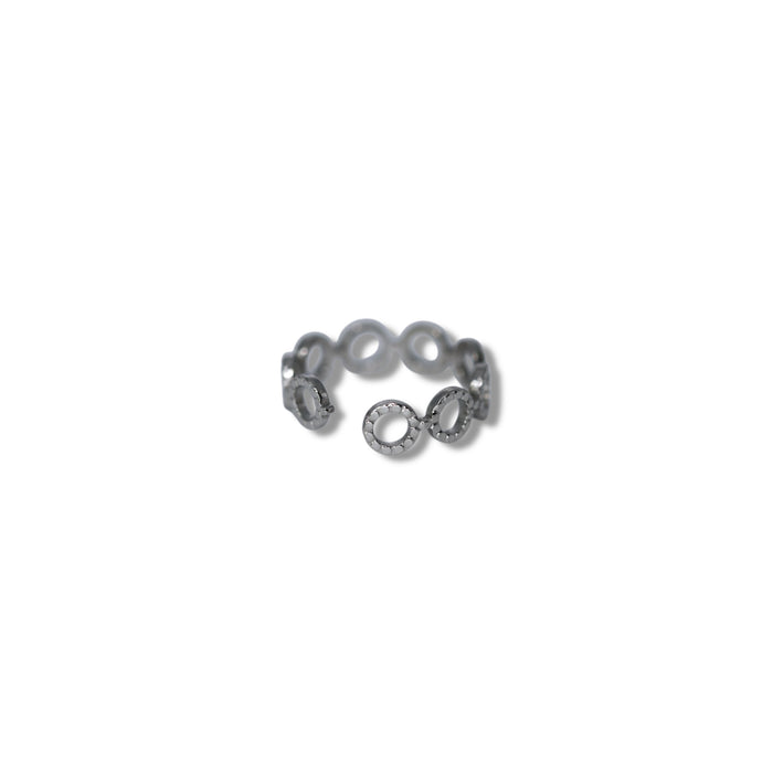 Bague ajustable en acier inoxydable ✨