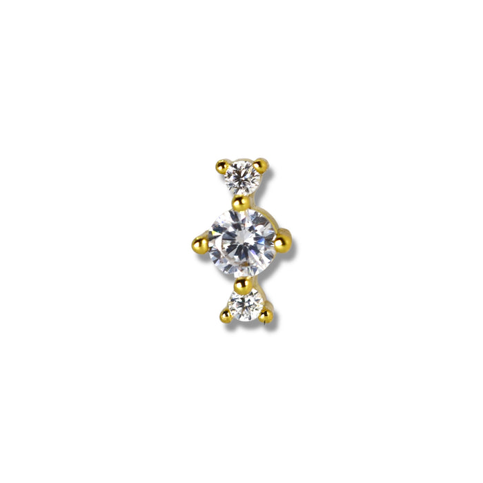 Piercing nez doré tige en L - Acier Inoxydable ✨