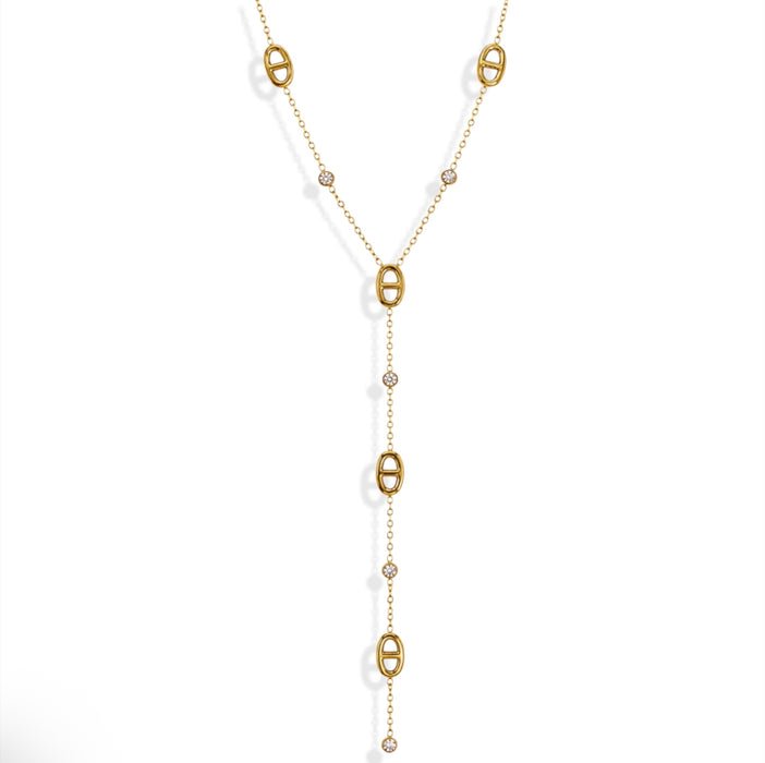 Collier Y "Marine"