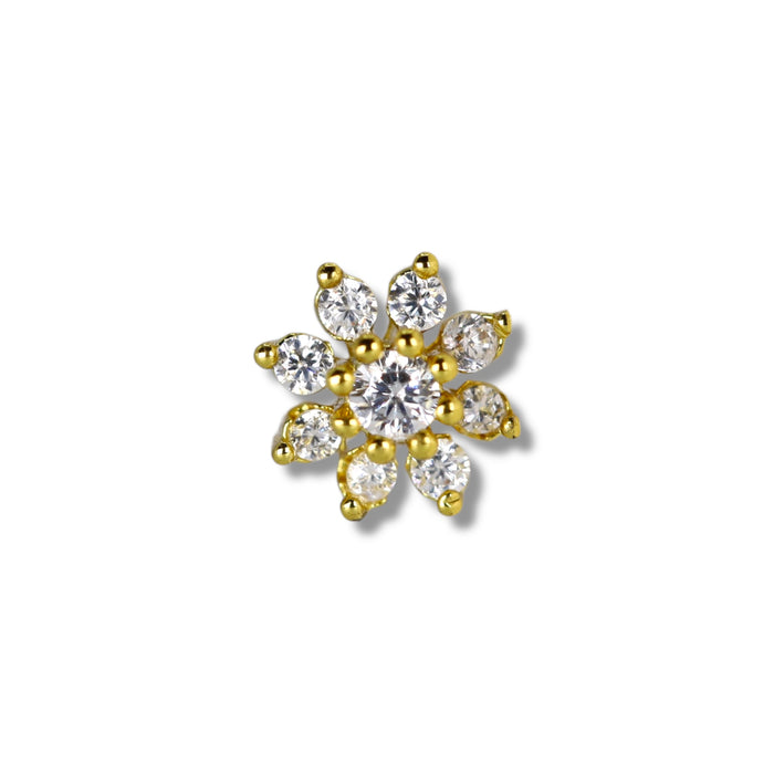 Piercing nez doré tige en L - Acier Inoxydable ✨