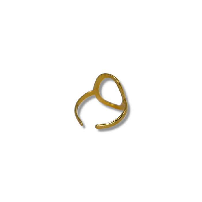 Bague ajustable en acier inoxydable ✨
