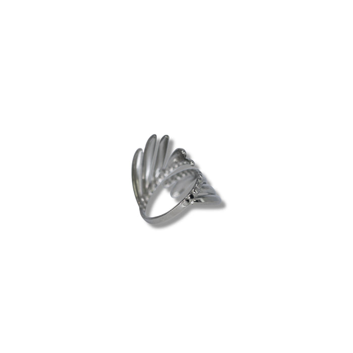 Bague ajustable en acier inoxydable ✨