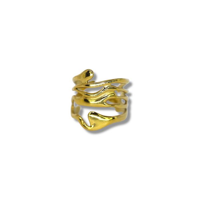 Bague ajustable en acier inoxydable ✨