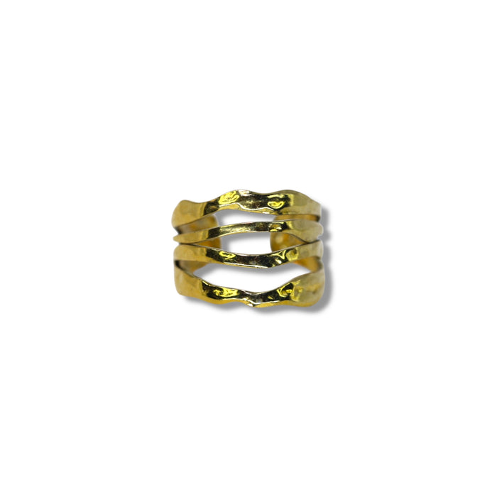 Bague ajustable en acier inoxydable ✨