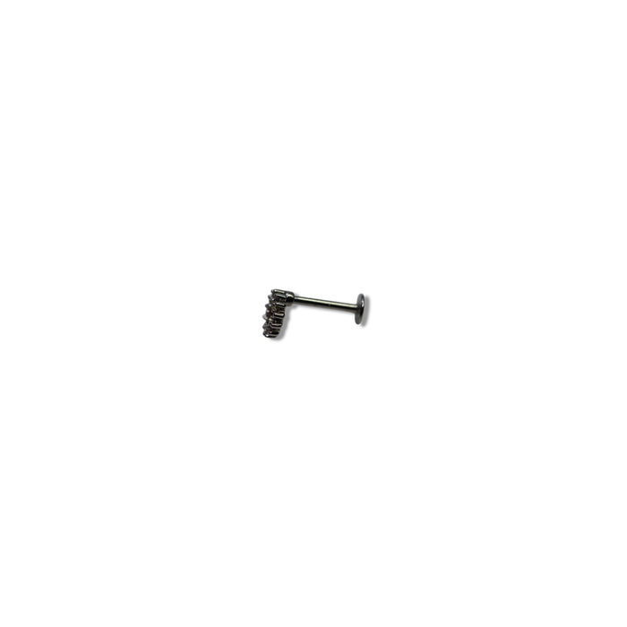 Piercing Halo Brillant Argent – Acier Inoxydable ✨
