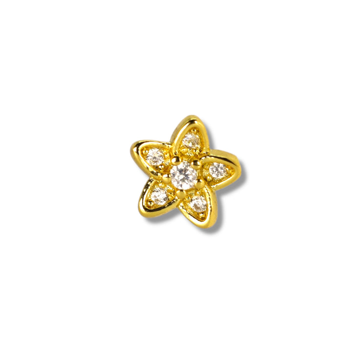 Piercing nez doré tige en L - Acier Inoxydable ✨