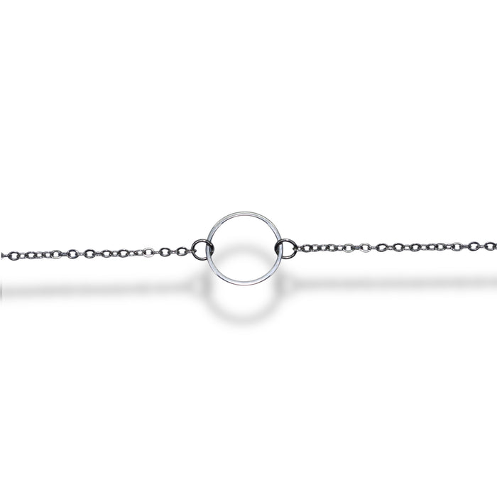 Bracelet fin avec cercle central ✨