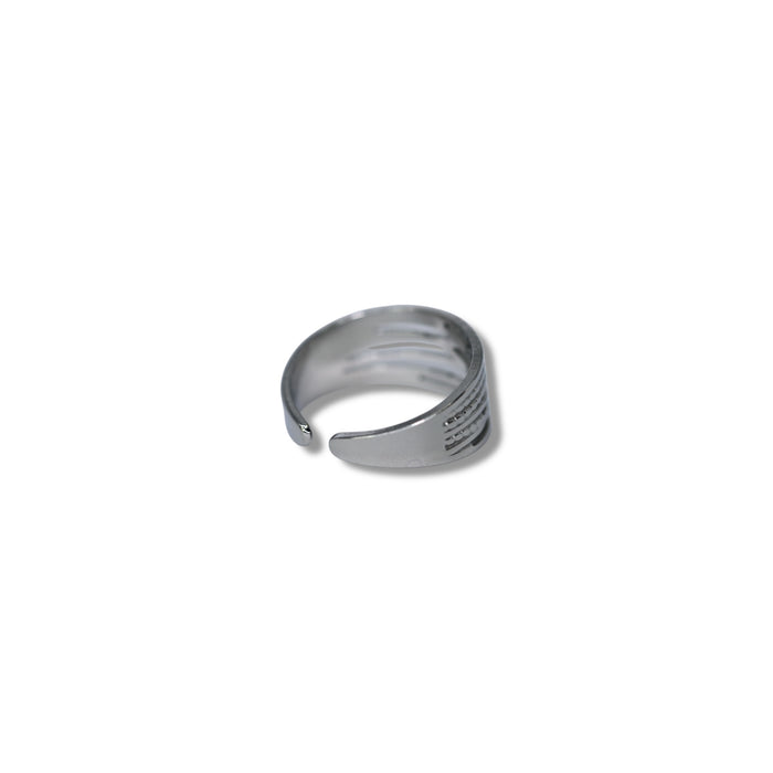 Bague ajustable en acier inoxydable ✨
