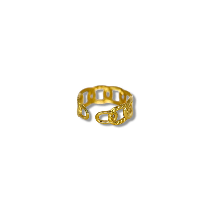 Bague ajustable en acier inoxydable ✨