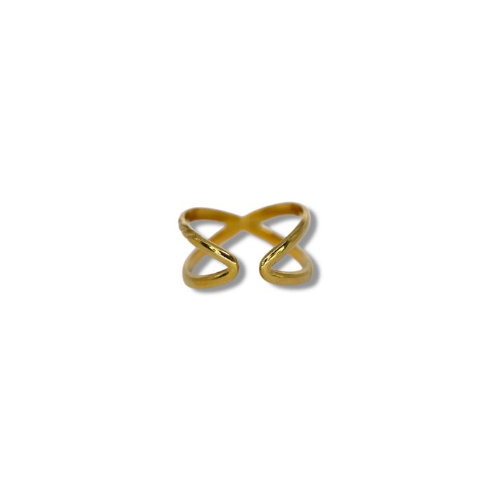 Bague ajustable en acier inoxydable ✨