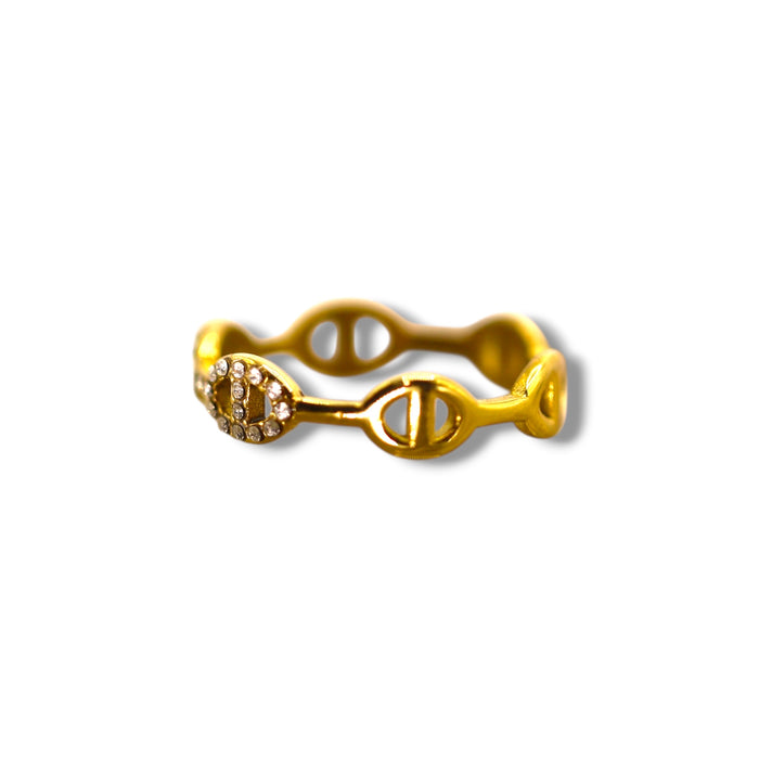 Bague Maille Marine