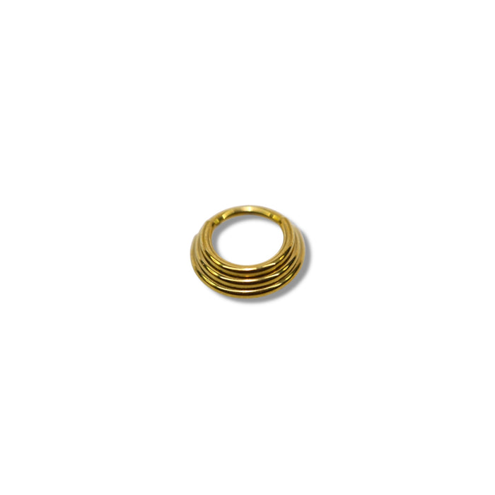 Piercing Multi-Anneaux Clipsable Or - Acier Inoxydable ✨