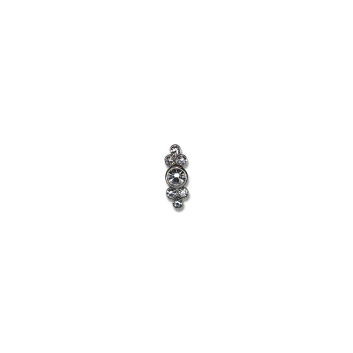 Piercing Éclat Impérial Argent - Acier Inoxydable ✨