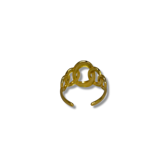 Bague ajustable en acier inoxydable ✨