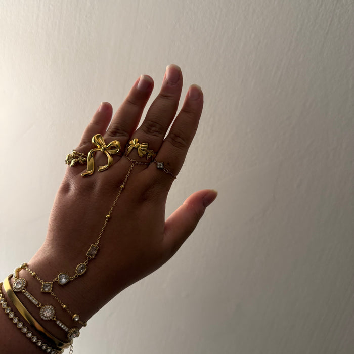 Chaîne de main dorée – Acier Inoxydable ✨