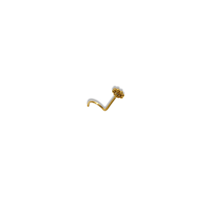 Piercing Nez Zircon & Billes – Acier Inoxydable ✨