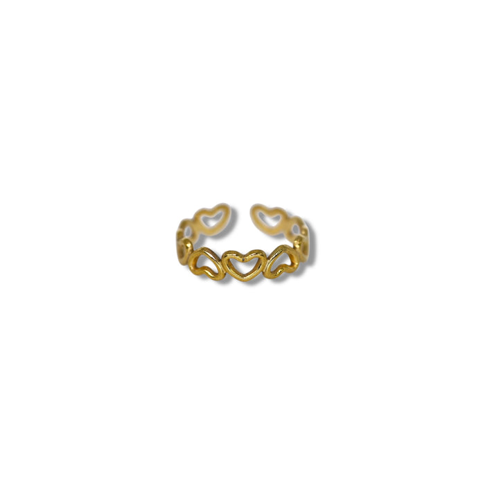 Bague ajustable en acier inoxydable ✨