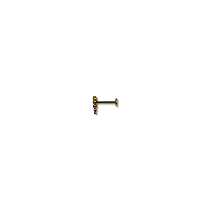 Piercing Épure Perlée Or - Acier Inoxydable ✨