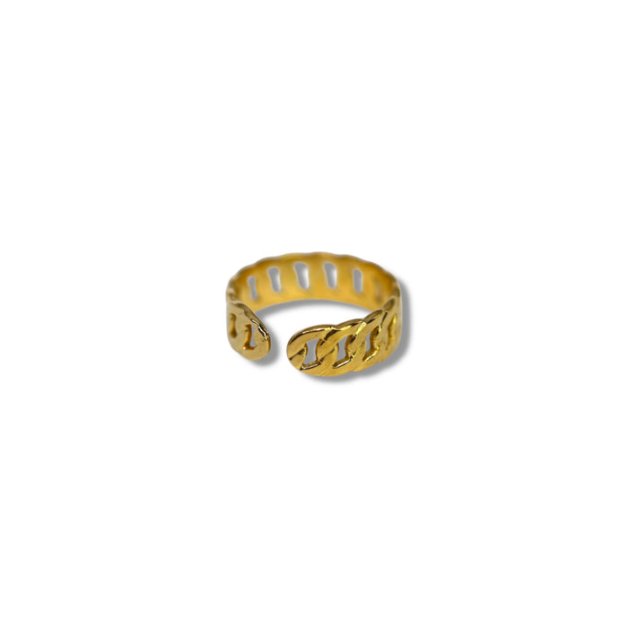Bague ajustable en acier inoxydable ✨