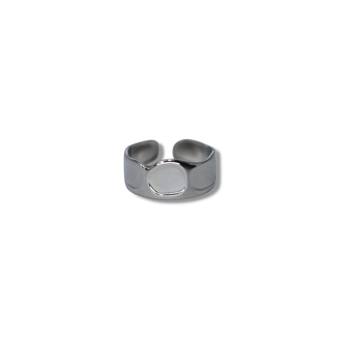 Bague ajustable en acier inoxydable ✨