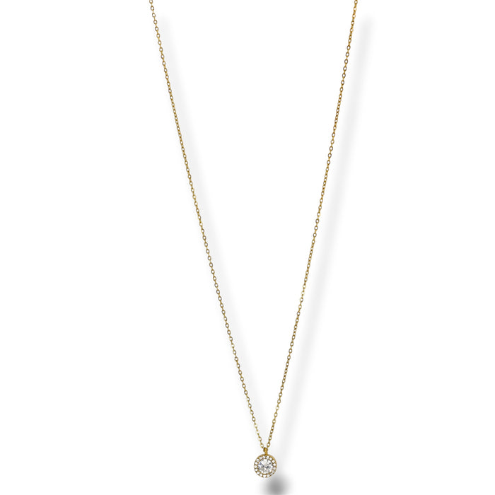Collier pendentif scintillant - Acier Inoxydable ✨