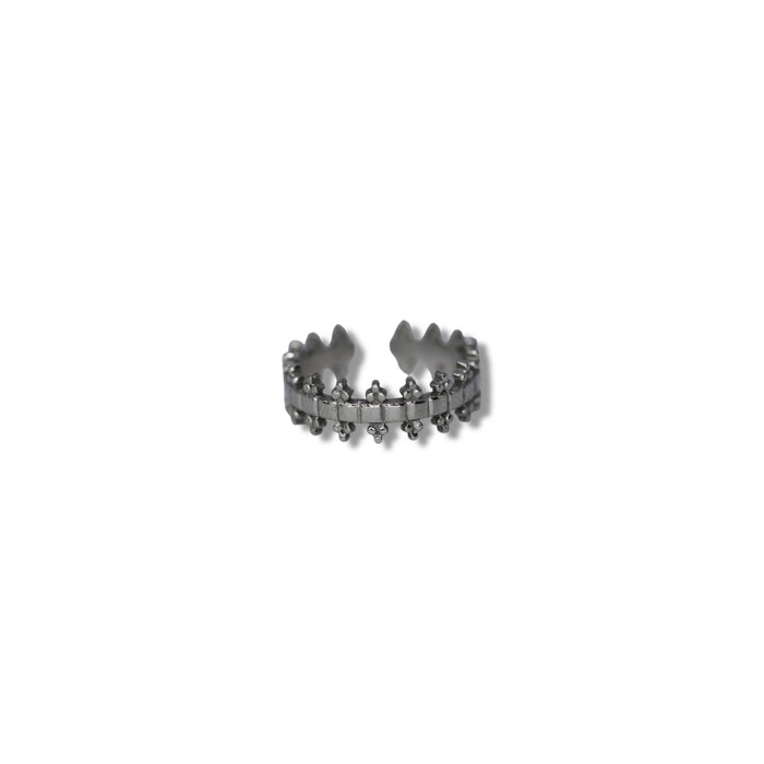 Bague ajustable en acier inoxydable ✨