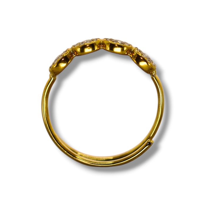 Bague ajustable "Yuki"