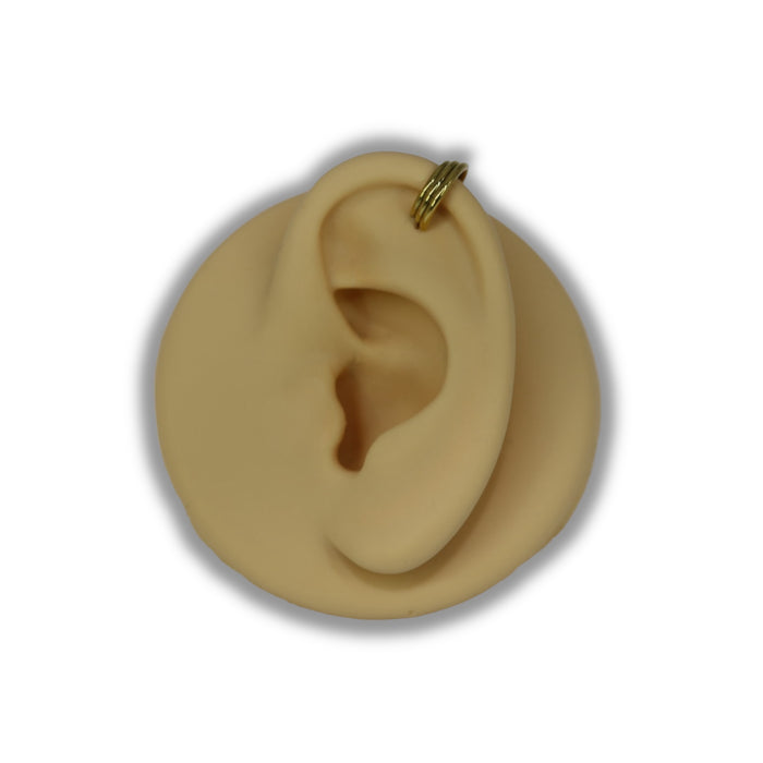 Piercing Multi-Anneaux Clipsable Or - Acier Inoxydable ✨