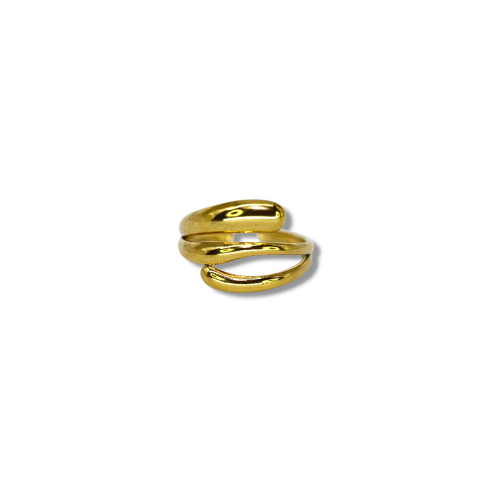 Bague ajustable en acier inoxydable ✨