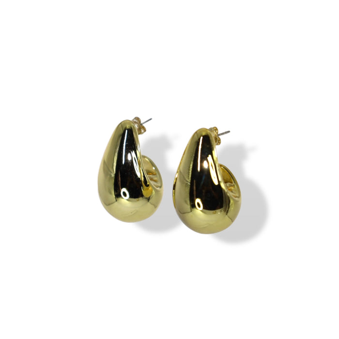 Boucles d’oreilles en forme de goutte Or - Grand modèle ✨