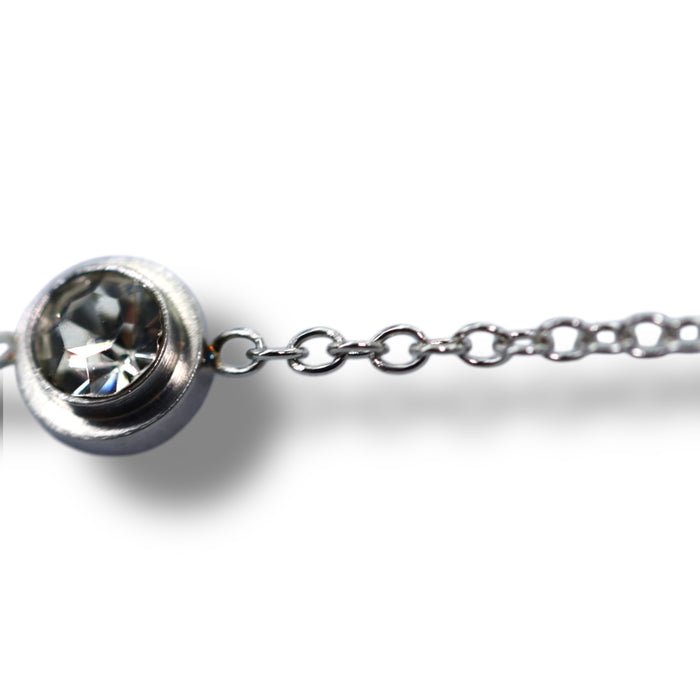 Bracelet fin avec pierre centrale en zirconium ✨