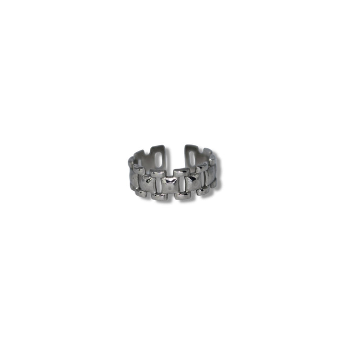 Bague ajustable en acier inoxydable ✨