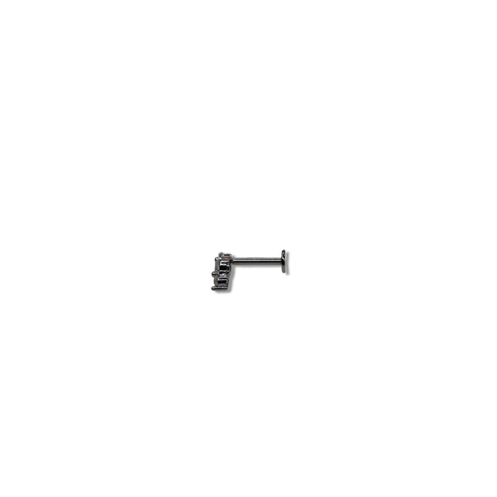 Piercing Trio Perlé Argent - Acier Inoxydable ✨