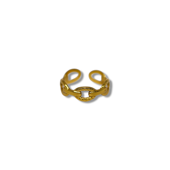 Bague ajustable en acier inoxydable ✨