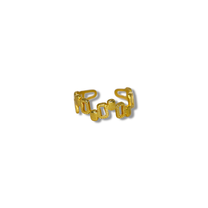 Bague ajustable en acier inoxydable ✨