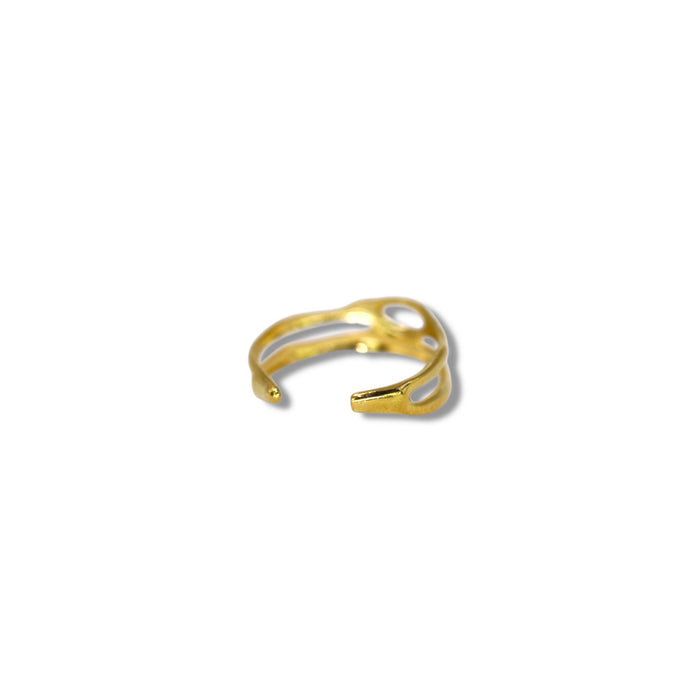 Bague ajustable en acier inoxydable ✨