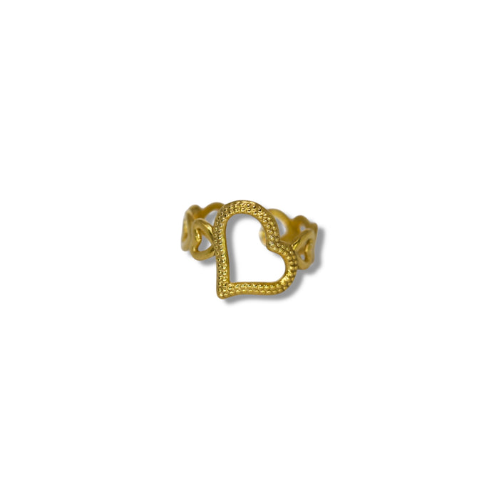 Bague ajustable en acier inoxydable ✨