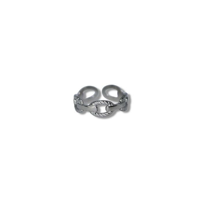 Bague ajustable en acier inoxydable ✨