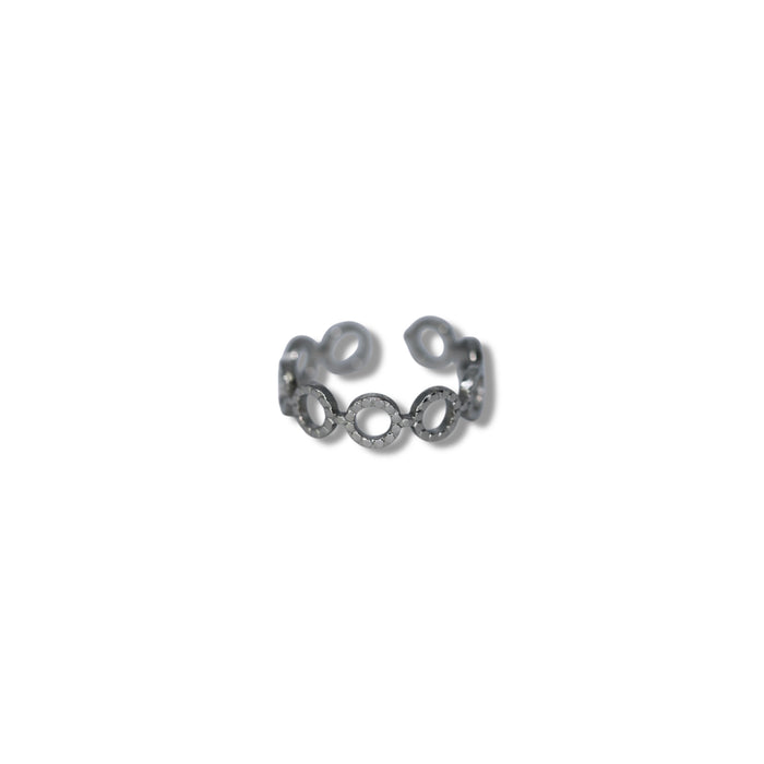 Bague ajustable en acier inoxydable ✨
