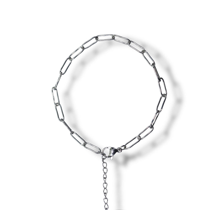 Bracelet à mailles fines argentées ✨