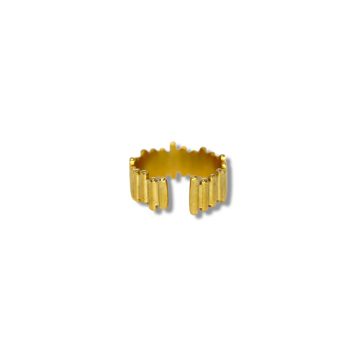 Bague ajustable en acier inoxydable ✨