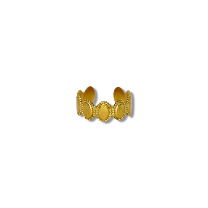 Bague ajustable en acier inoxydable ✨