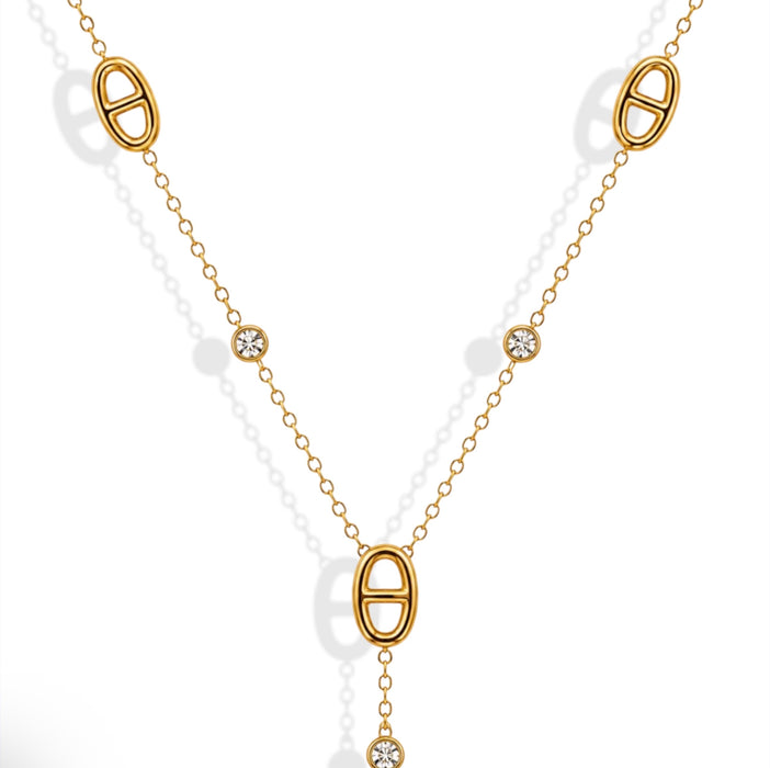 Collier Y "Marine"