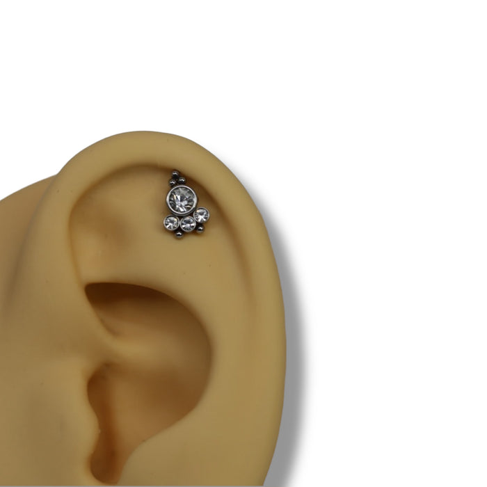 Piercing multifonction argenté – Acier Inoxydable ✨