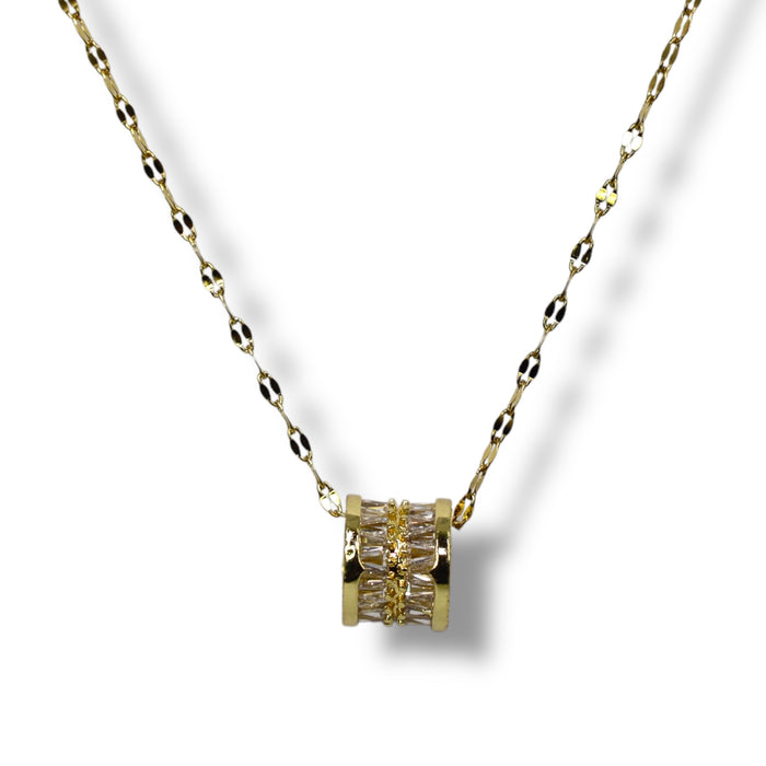 Collier Roulotte en Zirconium – Élégance et Raffinement ✨